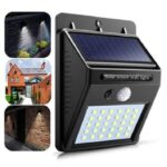 Imagem de Kit 5 Luminária Solar Iluminação Jardim Exterior Parede