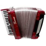 Imagem de Acordeon Todeskini 80 Baixos Vermelho