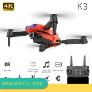 Imagem de Drone Lançamento K3 Com Voo Profissional, Wifi, Câmera 4K, App IOS e Android