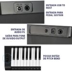 Imagem de Teclado Musical Casio CTK-3500 Preto 5/8 61 Teclas Com Sensibilidade