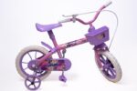 Imagem de Bicicleta Aro 12 Infantil Feminina Rosa e Lilás - Personagem