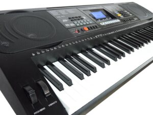 Imagem de Teclado Musical Arranjador 61 Teclas HK 812-Profissional Sensitive-USB-Visor Lcd+Fonte Bivolt