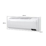 Imagem de Ar-condicionado Split Inverter Samsung WindFree Connect Sem Vento 12.000 BTUs Frio AR12CVFAMWKNAZ 220V