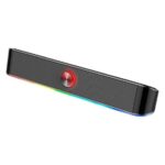 Imagem de Soundbar Gamer Redragon Adiemus, 6W RMS, RGB, USB, 150Hz/20KHz, Botão Touch, Preto - GS560