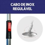 Imagem de Mop Giratorio Com Cesto Em Inox Preto - Nybc