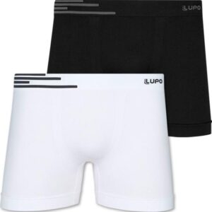 Imagem de Kit 2 Cuecas Boxer Lupo Original Em Microfibra Sem Costura Adulto Box Masculina Atacado 436