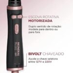 Imagem de Escova Rotativa Mondial Black Rose 3 em 1 Bivolt