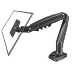 Imagem de Suporte Ergonômico Multiarticulado de Mesa para Monitor 17 a 35 ELG F98HDMI, Pistão à Gás, VESA, Preto - F98HDMI