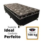 Imagem de Cama Box Solteiro Conjugado Sleep Comfort 88x188x53