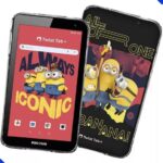 Imagem de Tablet Infantil Positivo Minions Com Capa 64Gb 2 GB RAM Preto