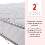 Imagem de Colchão Casal Espuma D33 A Vácuo Ortopédica Certificada BF Colchões 138x188x17cm