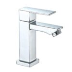 Imagem de Torneira Banheiro Inox Luxo Quadrada ¼ De Volta Toda Metal