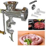 Imagem de Máquina De Moer Moedor Carne Fazer Hamburguer Linguiça Manual