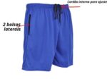 Imagem de Kit 3 bermudas masculina esportiva academia futebol P ao G3 Plus Size