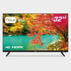 Imagem de TV LED 32" HQ HD com Conversor Digital Externo 2 HDMI 2 USB e Design Slim