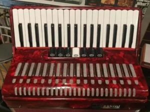 Imagem de Acordeon Todeskini 80 Baixos Vermelho