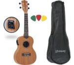 Imagem de Kit Ukulele Concert Strinberg Uk06ce ** Elétrico C/ Afinador