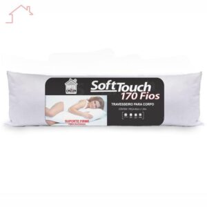 Imagem de Travesseiro de Corpo 40cm x 1,30m Soft Touch Branco