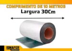 Imagem de Manta Asfáltica Auto Adesiva Aluminizada - 30cm X 10m