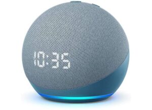 Imagem de Echo dot 4 com relógio - Alexa echo dot 4 Amazon - Alexa echo dot 4 Amazon