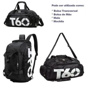 Imagem de Bolsa Mala T60 Fitness Para Academia Treino Esporte E Viagem