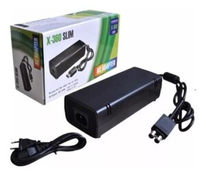 Imagem de Fonte para Xbox 360 Slim Video Game Bivolt 110v 220v 2 Pinos