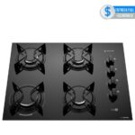 Imagem de Fogão Cooktop 4 Bocas Mesa Vidro Atlas Agile Up Bivolt