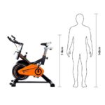 Imagem de Bicicleta Ergométrica Gallant Elite Spinning Roda de Inércia 13KG até 110KG Mecânica GSB13HBTA-PT