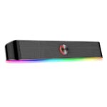 Imagem de Soundbar Gamer Redragon Adiemus, 6W RMS, RGB, USB, 150Hz/20KHz, Botão Touch, Preto - GS560