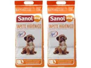 Imagem de Kit Tapete Higiênico Sanol Dog 80x60cm