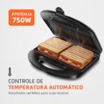 Imagem de Sanduicheira Master Grill Mondial Inox S-20 110v 60hz