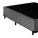 Imagem de Base Box Casal Suede Cinza 138 X 188 X 40