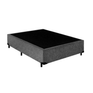 Imagem de Base Box Casal Suede Cinza 138 X 188 X 40