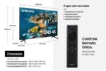 Imagem de Smart TV Samsung 43" UHD 4K 43CU7700 2023, Processador Crystal 4K, Visual Livre de Cabos, Alexa