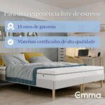 Imagem de Colchão Casal Emma Duo Comfort - 10 anos de garantia, conforto ortopédico dupla face - 138x188cm