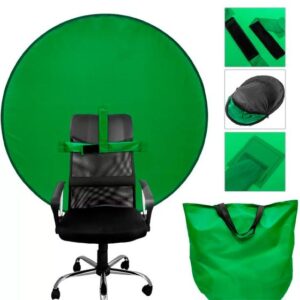 Imagem de Chroma Key Portátil Tela Verde 142cm Fundo Fotográfico com Bolsa para Gravação de Vídeos e Lives T-Photo