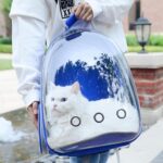 Imagem de Mochila Pet Cães Gatos Visão Panorâmica Astronauta Acrílico