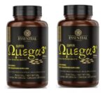 Imagem de Super Ômega 3 1000mg Essential Nutrition 180 cps (2 potes de 90 Caps Cada)  Oferta