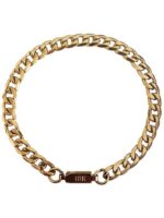 Imagem de Corrente Masculina Banhada A Ouro 18k 70cm Grosso +ping Cruz+pulseira Grumet