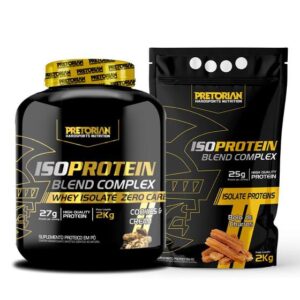 Imagem de Kit 2x Whey Protein Isolado Iso Blend Complex 2Kg - Pretorian