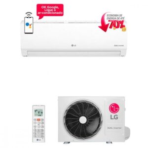 Imagem de Ar Condicionado Split Inverter LG Hi Wall DUAL Voice 12000 BTUs Quente Frio S4NW12JA31B - 220V