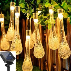 Imagem de Pisca Pisca Luz de Fadas Com Placa Solar 100 Lâmpadas Decoração Jardim