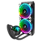 Imagem de Water Cooler Gamer Rise Mode, ARGB, Intel e AMD, 240mm, Preto - RM-WCB-04-ARGB