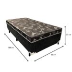 Imagem de Cama Box Solteiro Conjugado Sleep Comfort 88x188x53