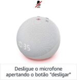 Imagem de Echo Dot (4 Geração): Smart Speaker Relógio E Branca