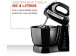 Imagem de Batedeira Mondial Preta 500W Premium