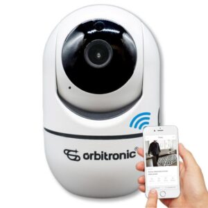 Imagem de Mini Camera Segurança Robô Wifi Hd Babá Pet Onvif Noturna Orbitronic