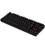 Imagem de Teclado Mecânico Gamer Redragon Kumara, Anti-Ghosting, LED Vermelho, Switch Outemu Red, ABNT2, Preto - K552-2 (PT-RED)