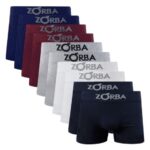 Imagem de Kit 10 Cuecas Box Boxer Zorba Adulto Masculino