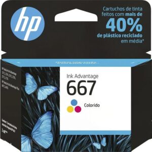 Imagem de Cartucho HP 667 Colorido 3YM78AB